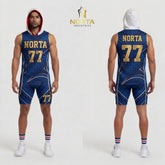 7v7 Uniform Blue and Gold