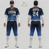 Custom Navy Blue Baseball Uniforms