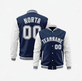 Navy White Varsity Jackets