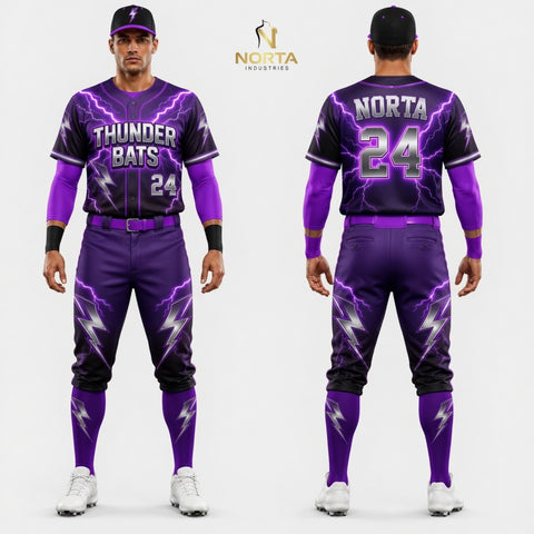 High Quality Custom Baseball Uniform Kit