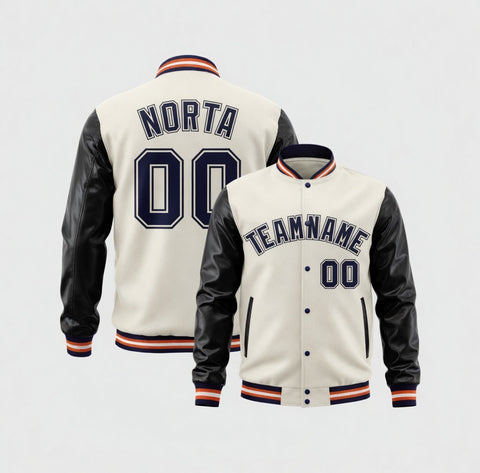 Custom Black Red Varsity Jackets