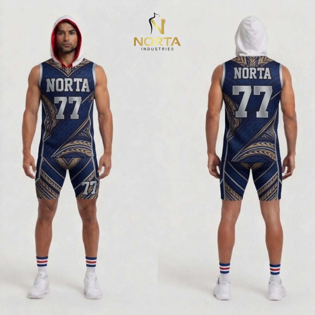 7v7 Uniform Blue and Gold 3