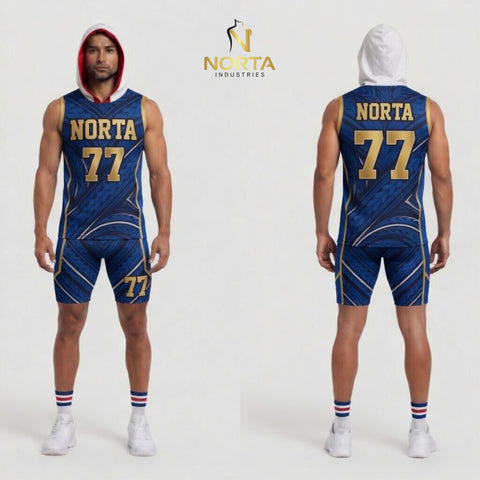 7v7 Uniform Blue and Gold