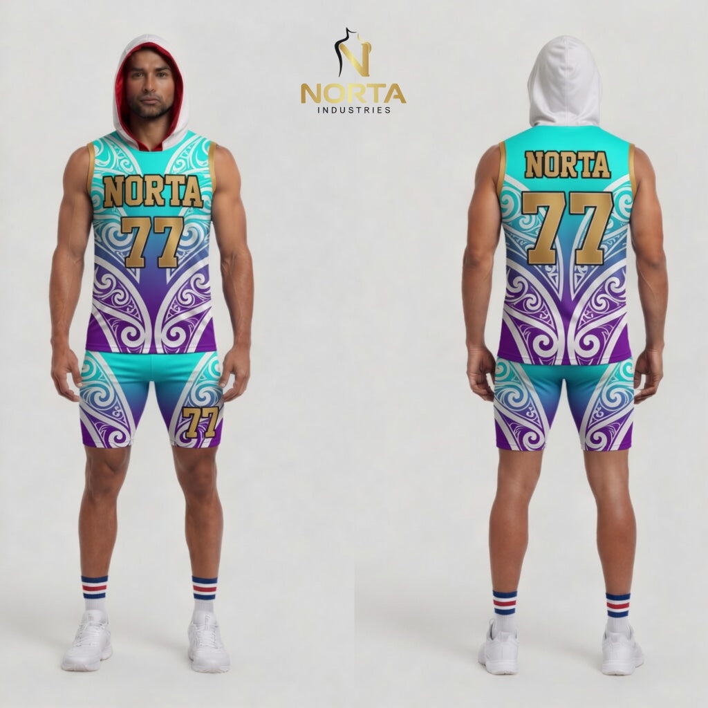  7v7 Uniform Gold and Blue Pattern 1