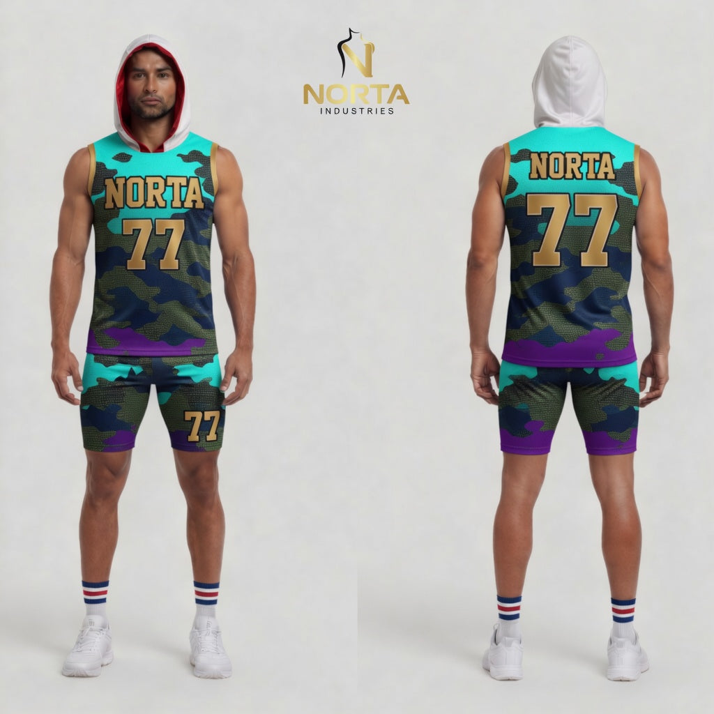  7v7 Uniforms Neon and Purple