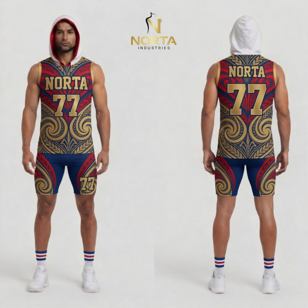 Buy Custom Gold and Black 7v7 Football Uniforms in USA 1