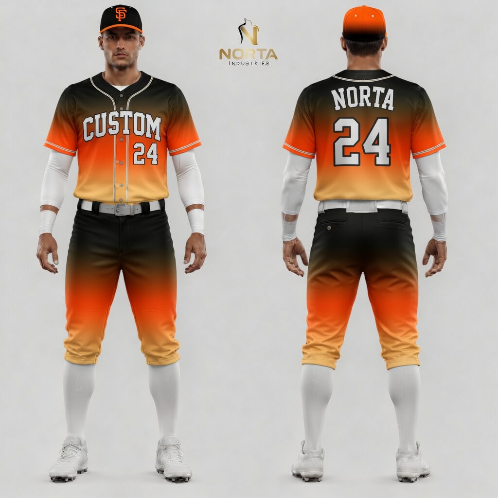 High Quality Custom Baseball Uniform Kit 