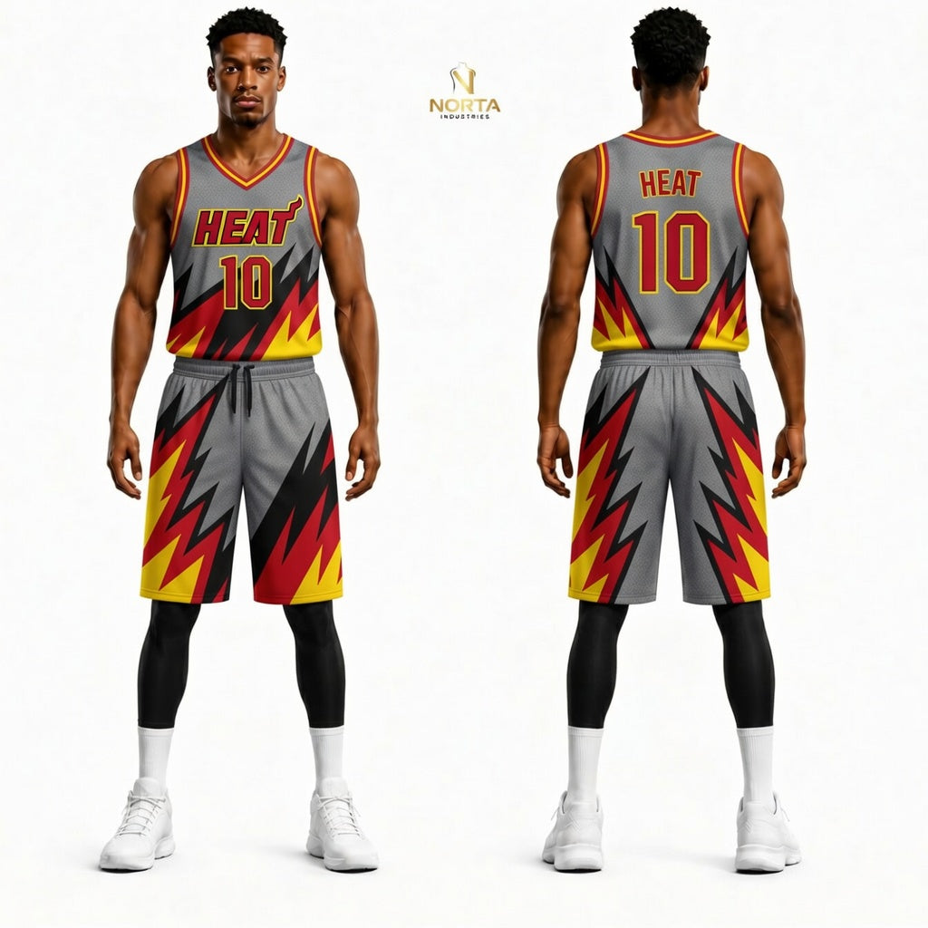 Shop Custom Heat Basketball Uniforms in USA


