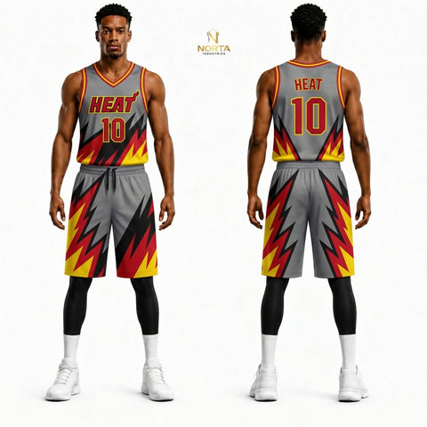 Shop Custom Heat Basketball Uniforms in USA

