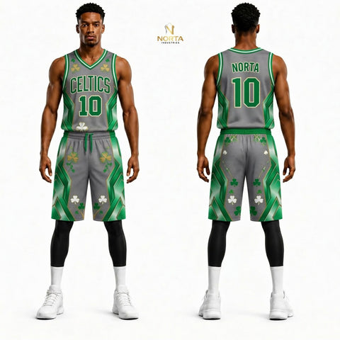 Shop Custom Sublimation Celtics Basketball Uniforms in USA

