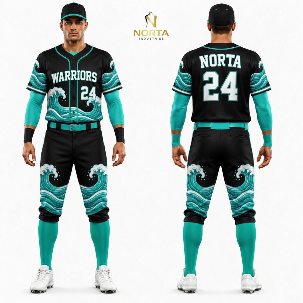 Sublimation Warriors Baseball Uniform