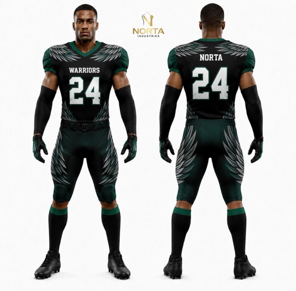 Warriors Football uniforms 