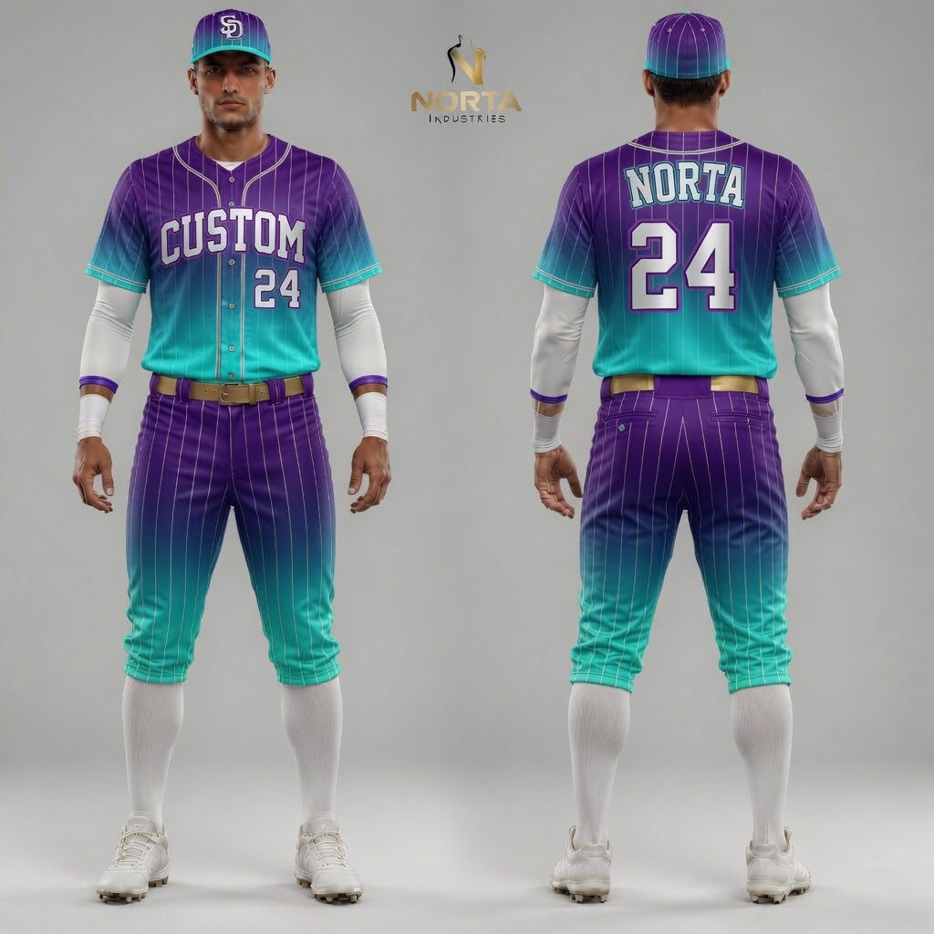 Custom 3D Pattern Baseball Uniforms