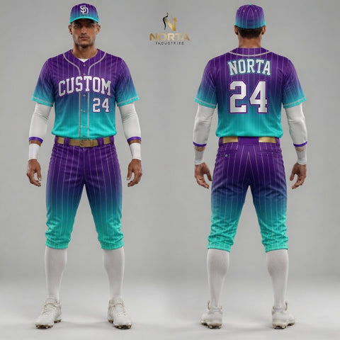 Custom 3D Pattern Baseball Uniforms